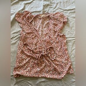 Max Studio XL floral Blouse